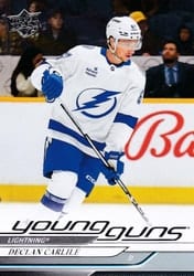 2024-25 Upper Deck Base Set Declan Carlile #467 card