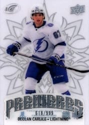 2024-25 Upper Deck Ice Base Set Declan Carlile #167 card