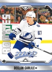 2024-25 Upper Deck MVP Base Set Declan Carlile #224 card