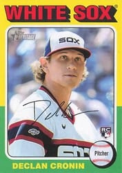 2024 Topps Heritage Mini Base Set Declan Cronin #337 card