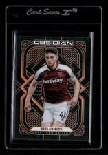 2021 Panini Obsidian Declan Rice Electric Etch Orange #91 card