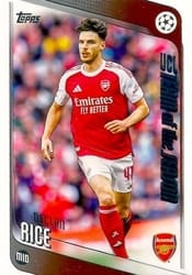 2025-26 Topps UEFA Club Competitions Base Set Declan Rice #164 card