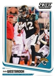 2018 Score Base Set Dede Westbrook #150 card