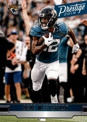 2019 Panini Prestige Base Set Dede Westbrook #84 card