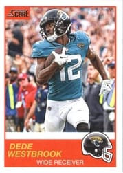 2019 Score Base Set Dede Westbrook #64 card
