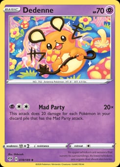 Darkness Ablaze Dedenne #78 card