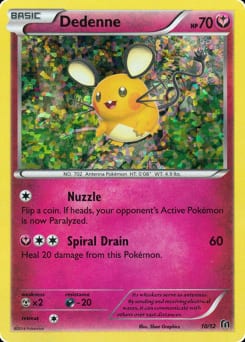 McDonald's Collection 2016 Dedenne #10 card