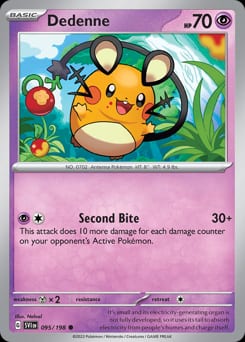 Scarlet & Violet Dedenne #95 card