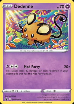 SWSH Black Star Promos Dedenne #SWSH080 card