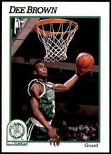 1991-92 Hoops Base Set Dee Brown #10 card