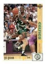 1991-92 Upper Deck Base Set Dee Brown #143 card