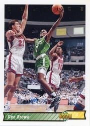 1992-93 Upper Deck Base Set Dee Brown #252 card
