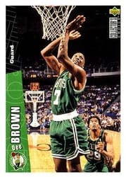 1996-97 Collector's Choice Base Set Dee Brown #206 card