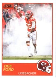 2019 Score Base Set Dee Ford #7 card