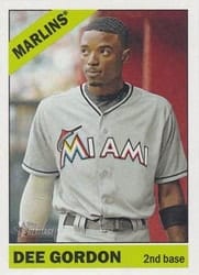 2015 Topps Heritage Base Set Dee Gordon #441 card