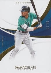 2018 Panini Immaculate Collection Base Set Dee Gordon #100 card