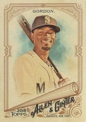 2018 Topps Allen & Ginter Base Set Dee Gordon #183 card
