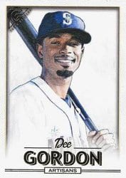 2018 Topps Gallery Base Set Dee Gordon #176 card