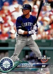 2018 Topps Opening Day Base Set Dee Gordon #170 card