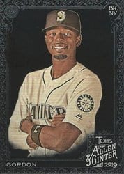 2019 Topps Allen & Ginter X Base Set Dee Gordon #240 card