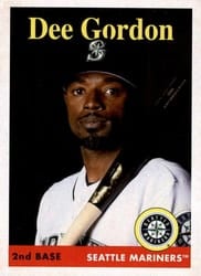 2019 Topps Archives Base Set Dee Gordon #82 card