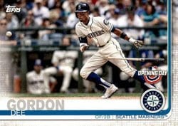 2019 Topps Opening Day Base Set Dee Gordon #120 card