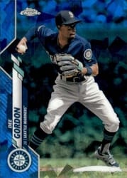 2020 Topps Chrome Sapphire Edition Base Set Dee Gordon #439 card