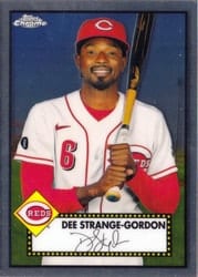 2021 Topps Chrome Platinum Anniversary Base Set Dee Strange-Gordon #401 card