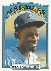 2021 Topps Heritage Base Set Dee Strange-Gordon #486 card