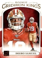 2019 Donruss Rookie Gridiron Kings Deebo Samuel #RGK-18 card