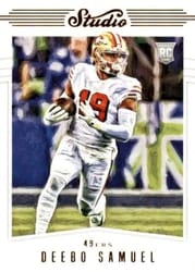 2019 Panini Chronicles Studio Deebo Samuel #S13 card