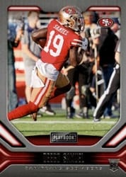 2019 Panini Playbook Base Set Deebo Samuel #117 card