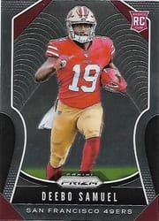 2019 Panini Prizm Base Set Deebo Samuel #346 card