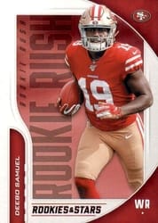 2019 Panini Rookies & Stars Rookie Rush Deebo Samuel #RR-DS card