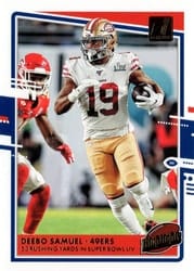 2020 Donruss Highlights Deebo Samuel #H-DS card
