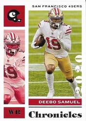 2020 Panini Chronicles Base Set Deebo Samuel #83 card
