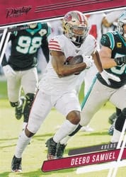 2020 Panini Prestige Base Set Deebo Samuel #4 card