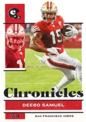 2021 Panini Chronicles Base Set Deebo Samuel #78 card