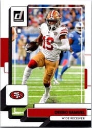 2022 Donruss Base Set Deebo Samuel #22 card