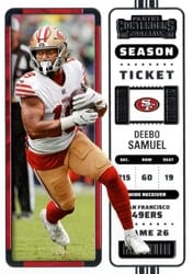 2022 Panini Contenders Base Set Deebo Samuel #83 card