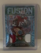 2022 Panini Elements Fusion Swatches Deebo Samuel #FS-19 card