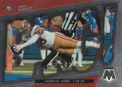 2022 Panini Mosaic Bang! Deebo Samuel #B-1 card