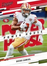2022 Panini Prestige Power House Deebo Samuel #PH-11 card