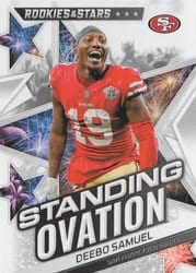 2022 Panini Rookies & Stars Standing Ovation Deebo Samuel #SO-7 card