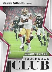 2022 Panini Rookies & Stars Touchdown Club Deebo Samuel #TD-7 card