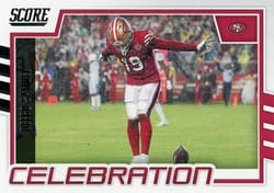 2022 Score Celebration Deebo Samuel #C-DS card