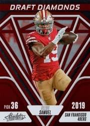 2023 Panini Absolute Draft Diamonds Deebo Samuel #DD-13 card