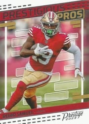 2023 Panini Prestige Prestigious Pros Deebo Samuel #11 card