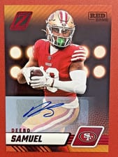 2023 Panini Zenith Autographs Deebo Samuel #90 card