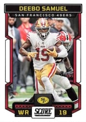 2023 Score Base Set Deebo Samuel #170 card